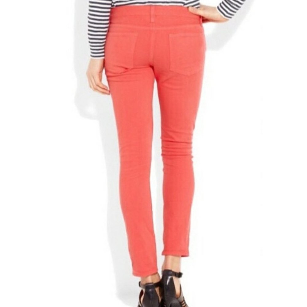 J Crew Matchstick Jeans Size 28 Coral Skinny JN51